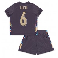 Anglicko Marc Guehi #6 Vonkajší Detský futbalový dres ME 2024 Krátky Rukáv (+ trenírky)